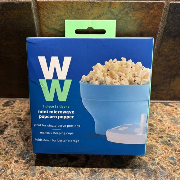 New in Box Weight Watchers Mini Microwave Popcorn Popper Single Serve Collapses - Picture 1 of 10